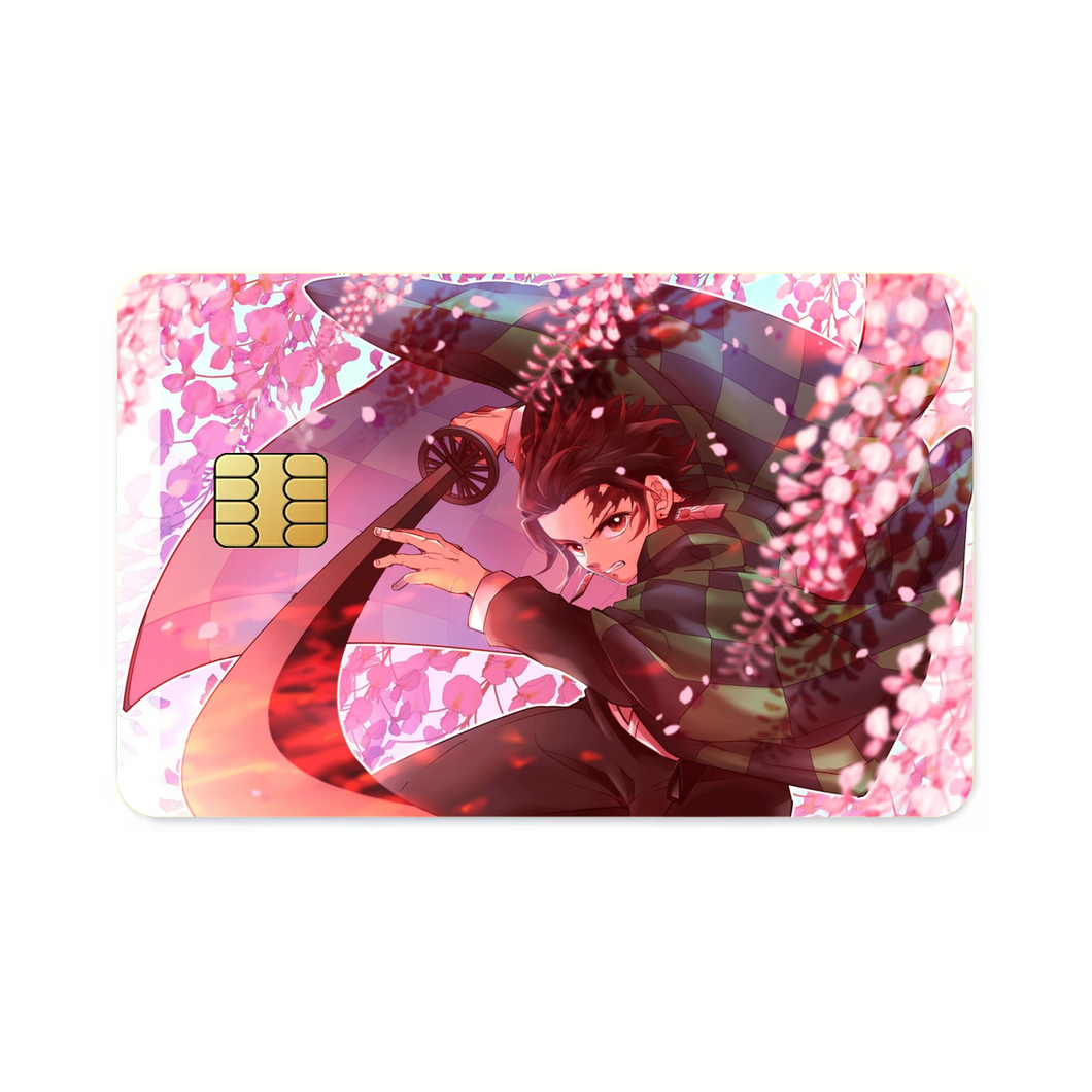 Anime Demon Slayer: Kimetsu no Yaiba  Credit Card Skins (4-in-1 Pack)