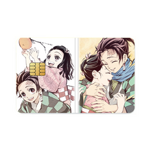 Load image into Gallery viewer, Anime Demon Slayer: Kimetsu no Yaiba Credit Card Skins (4-in-1 Pack)
