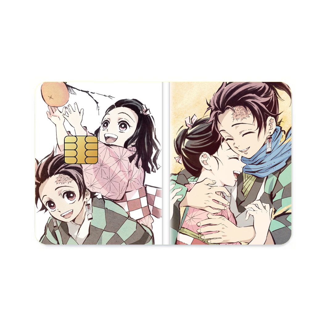 Anime Demon Slayer: Kimetsu no Yaiba Credit Card Skins (4-in-1 Pack)