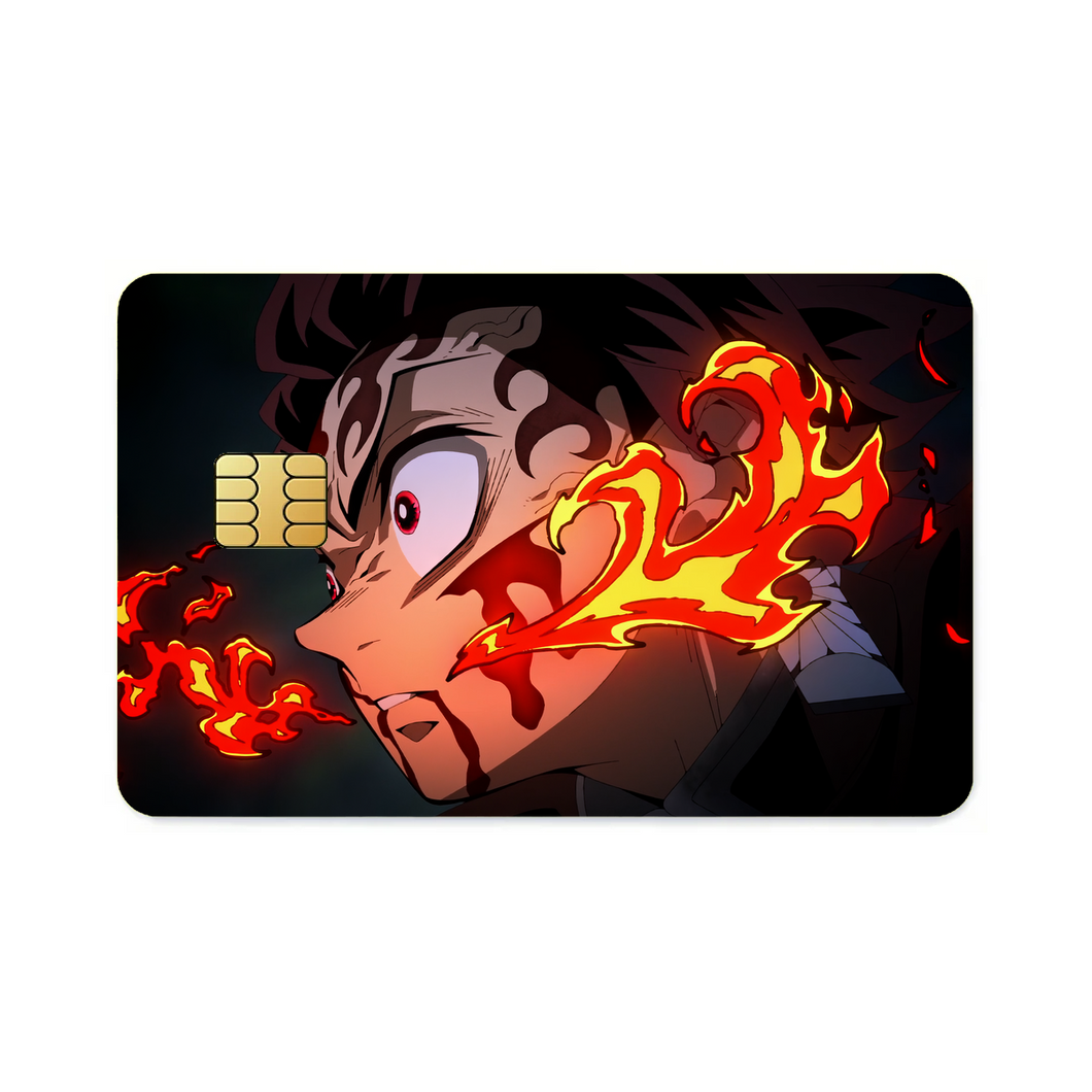 Anime Demon Slayer: Kimetsu no Yaiba Credit Card Skins (4-in-1 Pack)