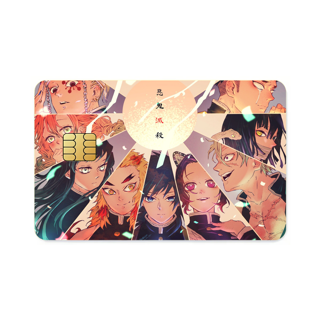Anime Demon Slayer: Kimetsu no Yaiba  Credit Card Skins (4-in-1 Pack)