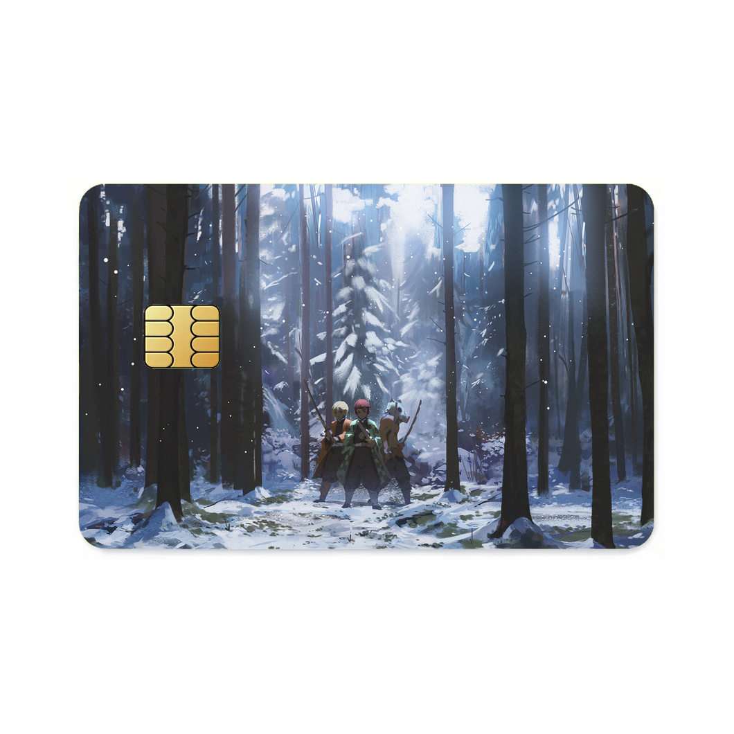 Anime Demon Slayer: Kimetsu no Yaiba  Credit Card Skins (4-in-1 Pack)