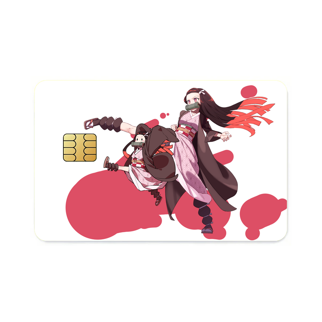 Anime Demon Slayer: Kimetsu no Yaiba  Credit Card Skins (4-in-1 Pack)