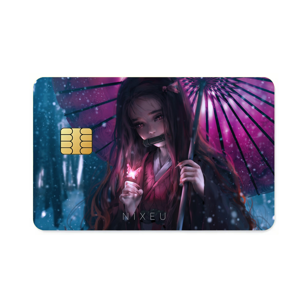 Anime Demon Slayer: Kimetsu no Yaiba  Credit Card Skins (4-in-1 Pack)