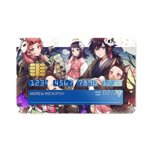 Load image into Gallery viewer, Anime Demon Slayer: Kimetsu no Yaiba  Credit Card Skins (4-in-1 Pack)
