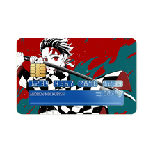 Load image into Gallery viewer, Anime Demon Slayer: Kimetsu no Yaiba  Credit Card Skins (4-in-1 Pack)
