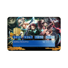Load image into Gallery viewer, Anime Demon Slayer: Kimetsu no Yaiba Credit Card Skins (4-in-1 Pack)
