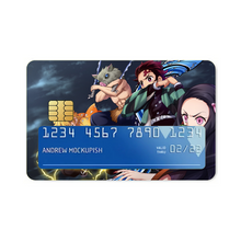 Load image into Gallery viewer, Anime Demon Slayer: Kimetsu no Yaiba  Credit Card Skins (4-in-1 Pack)
