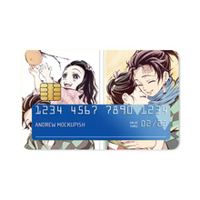 Load image into Gallery viewer, Anime Demon Slayer: Kimetsu no Yaiba Credit Card Skins (4-in-1 Pack)
