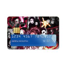 Load image into Gallery viewer, Anime Demon Slayer: Kimetsu no Yaiba Credit Card Skins (4-in-1 Pack)
