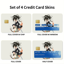 Load image into Gallery viewer, Anime Dororo  Credit Card Skins (4-in-1 Pack)

