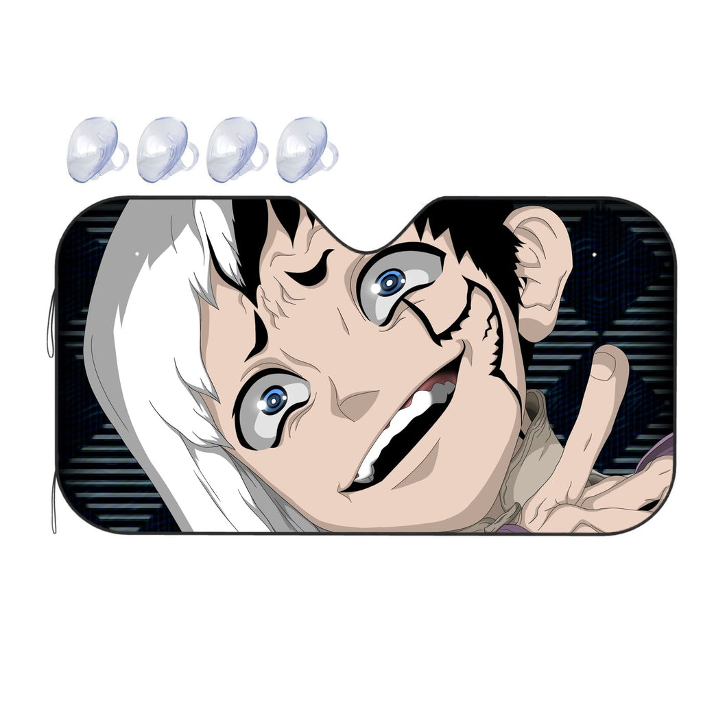 Anime Dr. Stone  Car Sunshade
