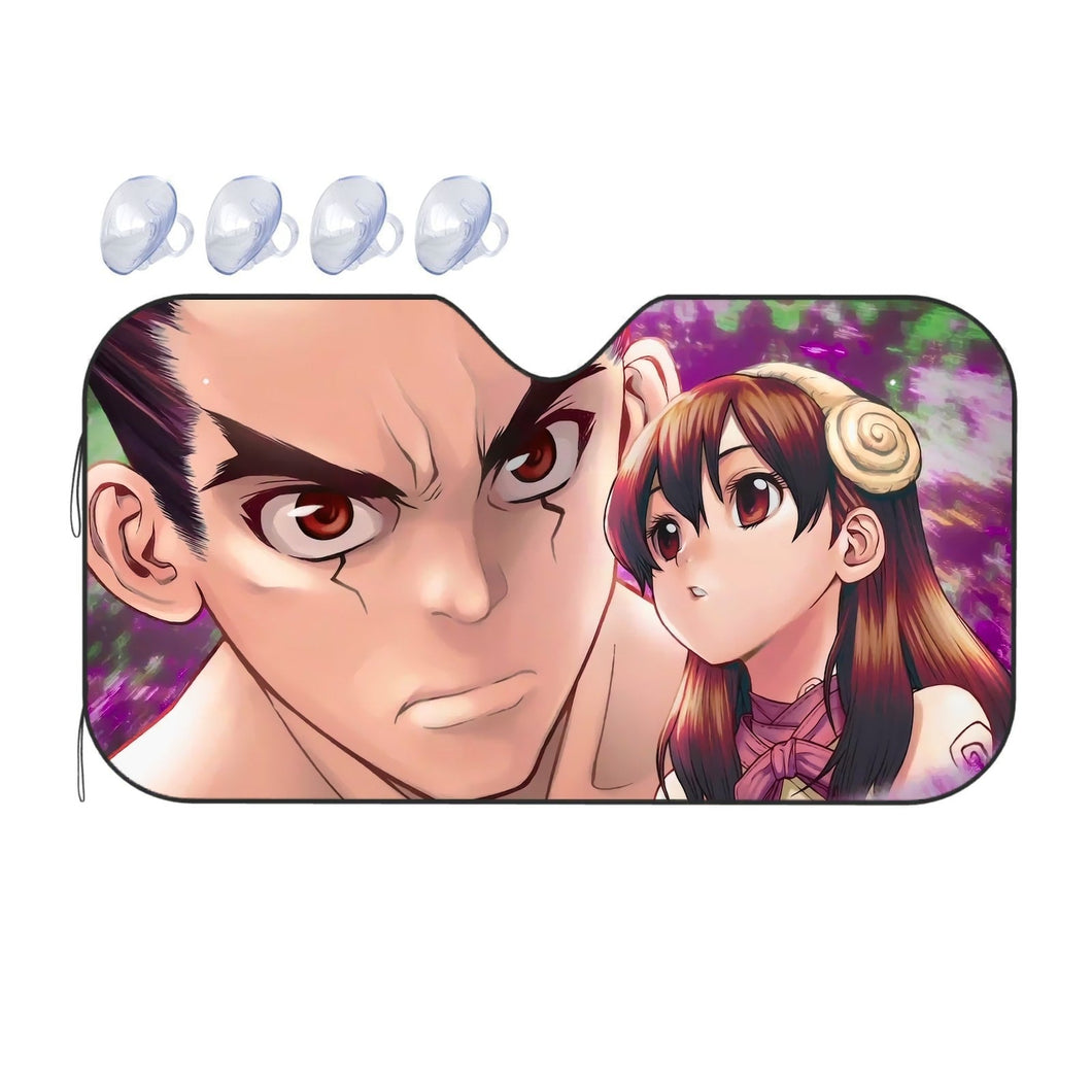 Anime Dr. Stone  Car Sunshade