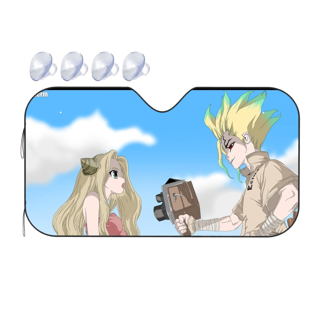 Anime Dr. Stone  Car Sunshade