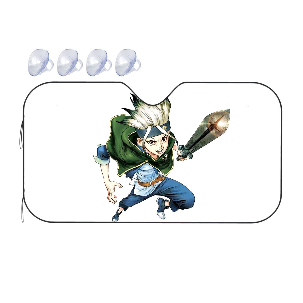 Anime Dr. Stone Car Sunshade