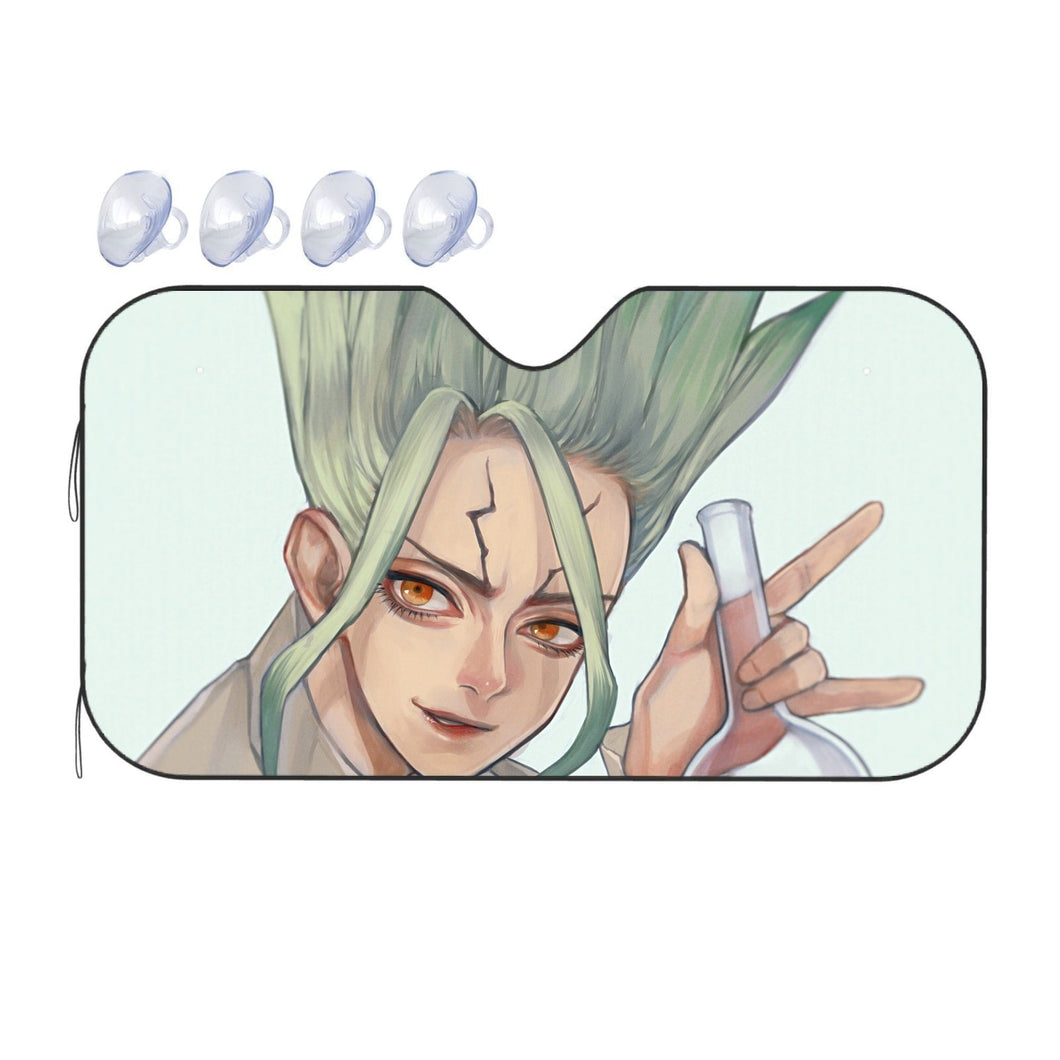 Anime Dr. Stone Car Sunshade