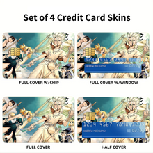 Load image into Gallery viewer, Anime Dr. Stone Credit Card Skins (4-in-1 Pack)

