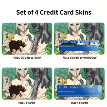 Load image into Gallery viewer, Anime Dr. Stone Credit Card Skins (4-in-1 Pack)
