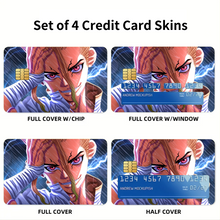 Load image into Gallery viewer, Anime Dr. Stone  Credit Card Skins (4-in-1 Pack)

