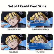 Load image into Gallery viewer, Anime Dr. Stone  Credit Card Skins (4-in-1 Pack)

