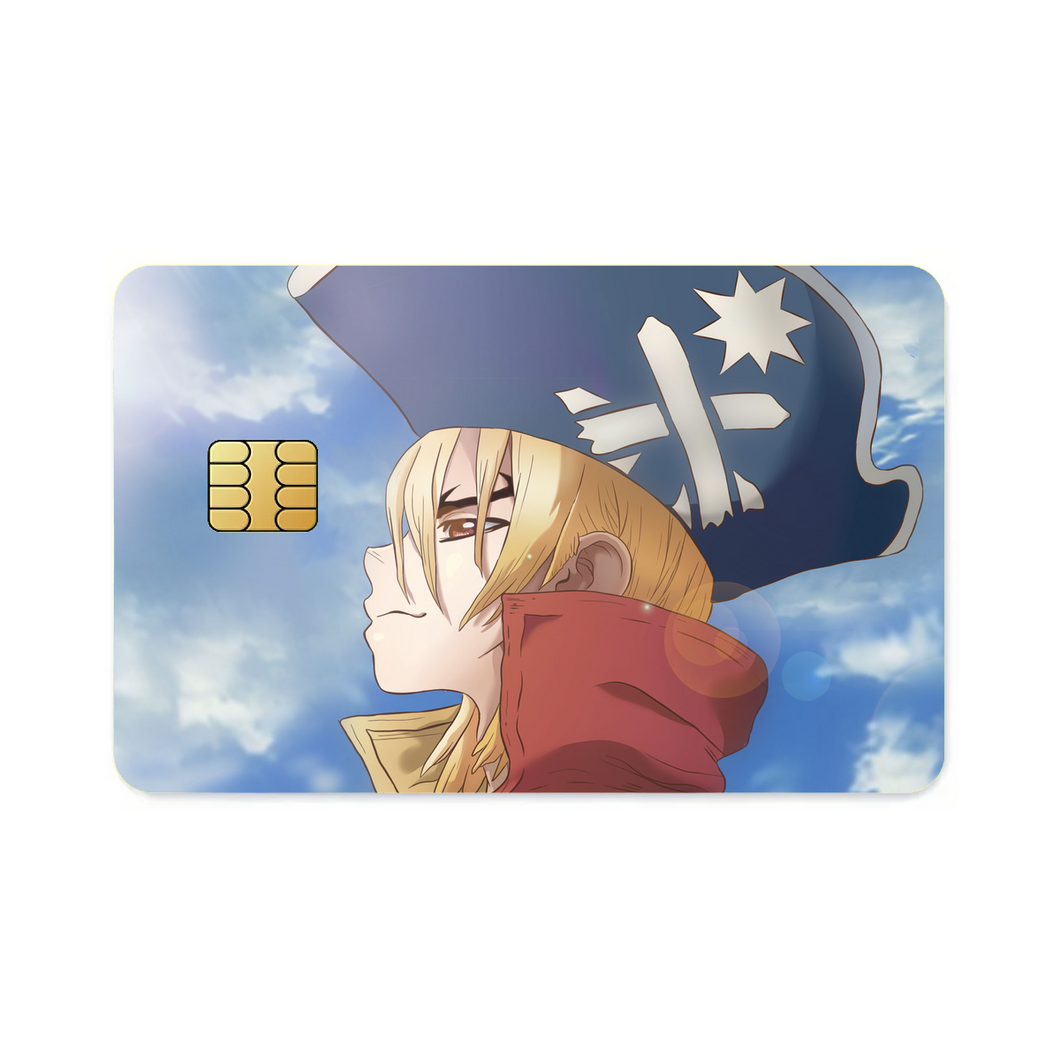 Anime Dr. Stone Credit Card Skins (4-in-1 Pack)