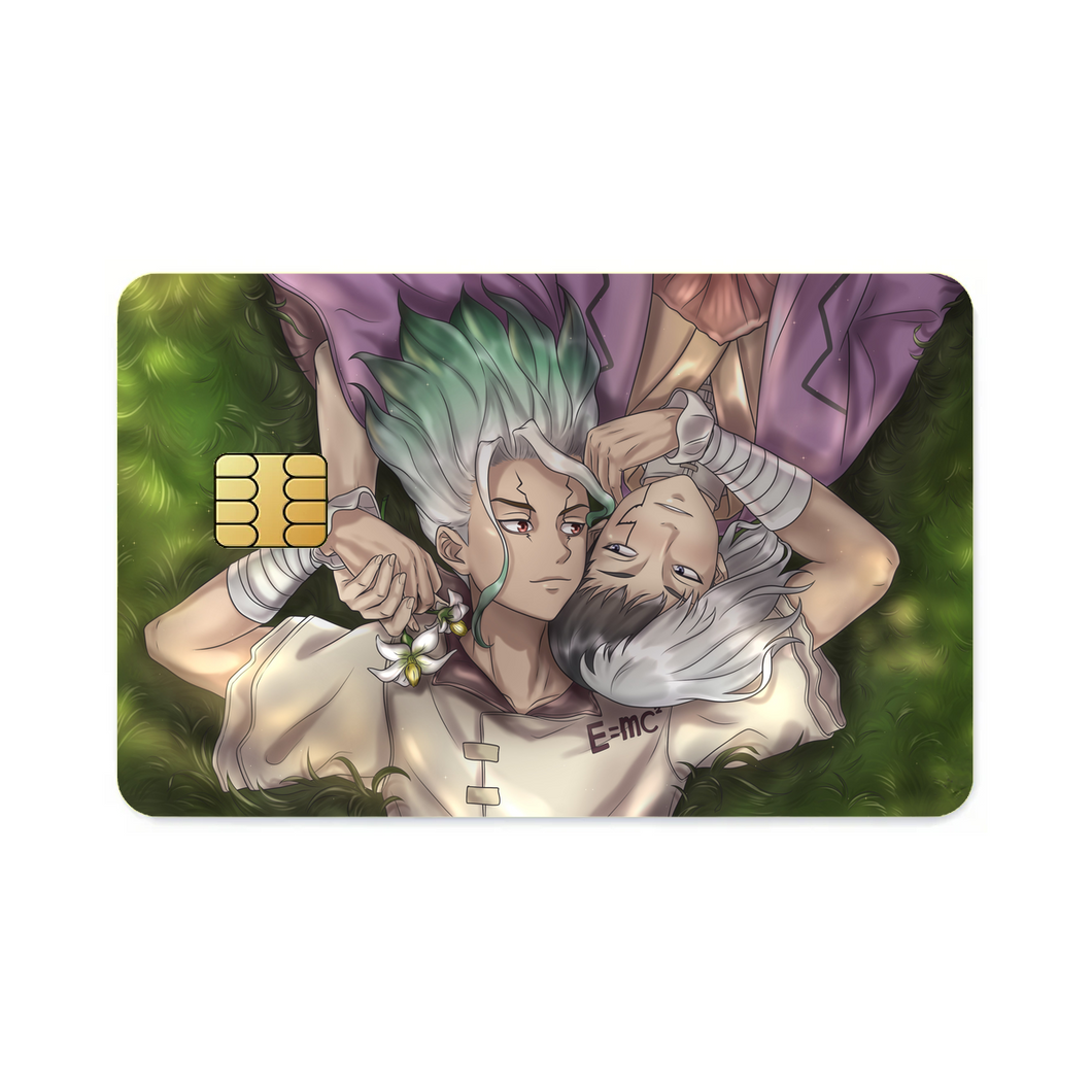 Anime Dr. Stone Credit Card Skins (4-in-1 Pack)