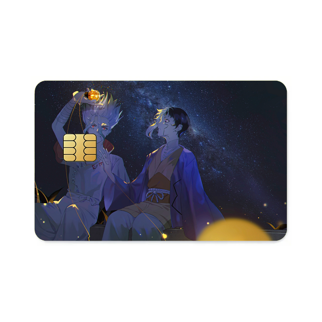 Anime Dr. Stone Credit Card Skins (4-in-1 Pack)