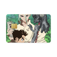Anime Dr. Stone Credit Card Skins (4-in-1 Pack)