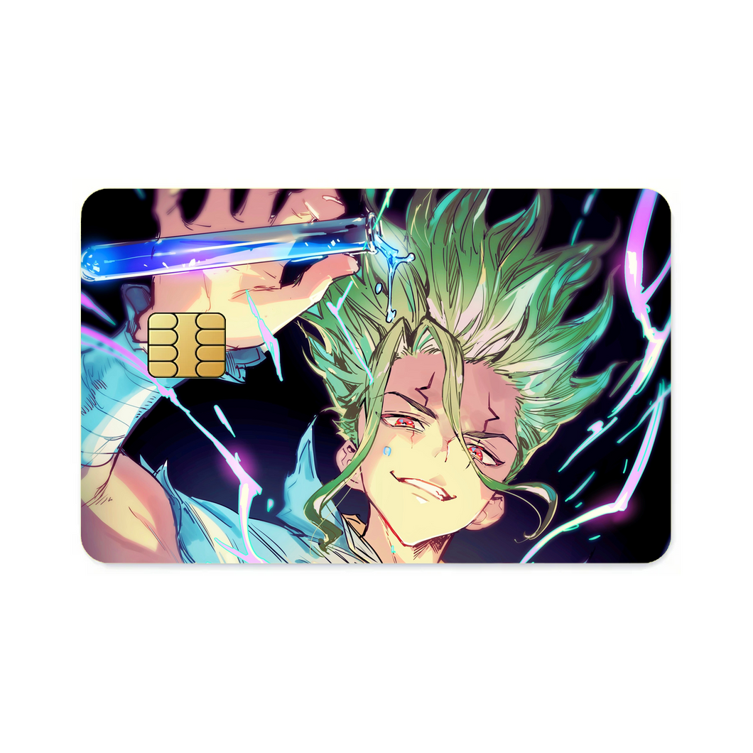 Anime Dr. Stone  Credit Card Skins (4-in-1 Pack)