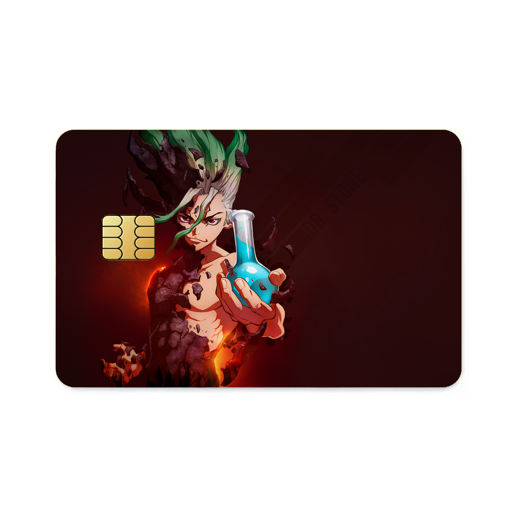 Anime Dr. Stone Credit Card Skins (4-in-1 Pack)