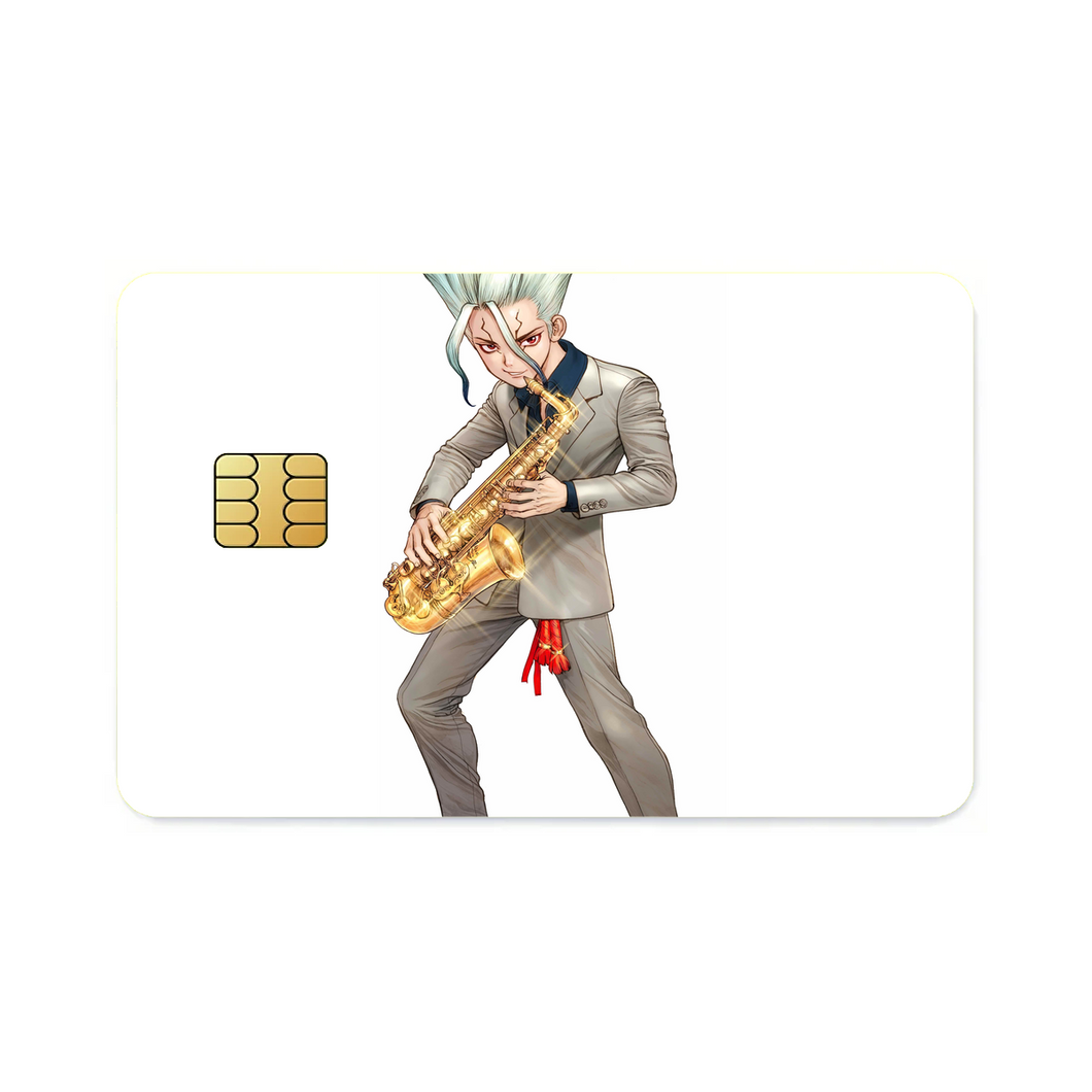 Anime Dr. Stone Credit Card Skins (4-in-1 Pack)
