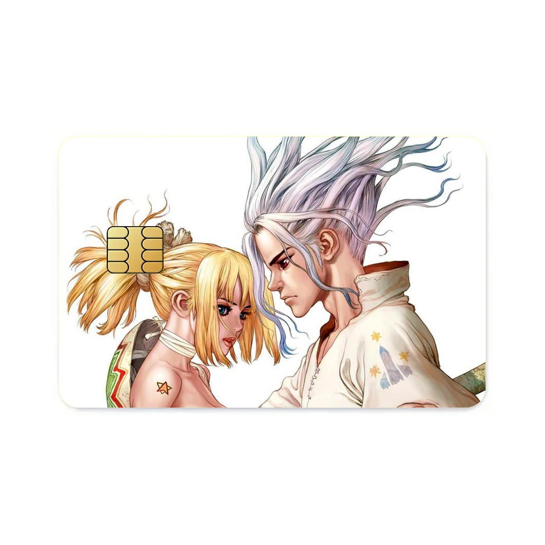 Anime Dr. Stone Credit Card Skins (4-in-1 Pack)