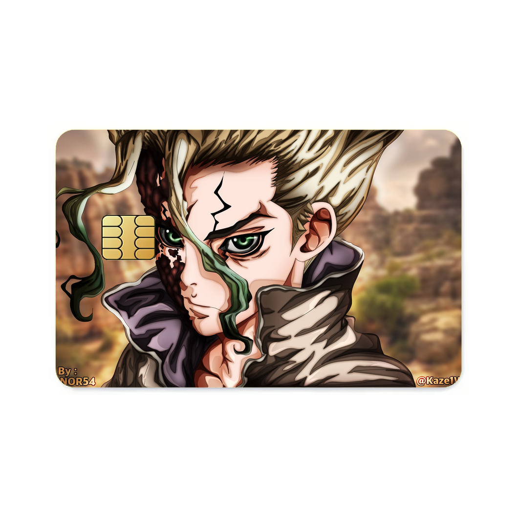 Anime Dr. Stone  Credit Card Skins (4-in-1 Pack)