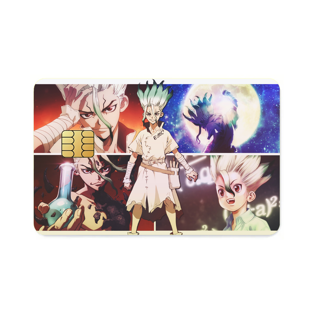 Anime Dr. Stone  Credit Card Skins (4-in-1 Pack)