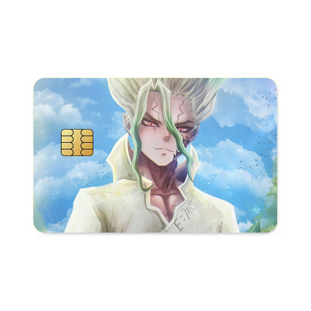 Anime Dr. Stone  Credit Card Skins (4-in-1 Pack)