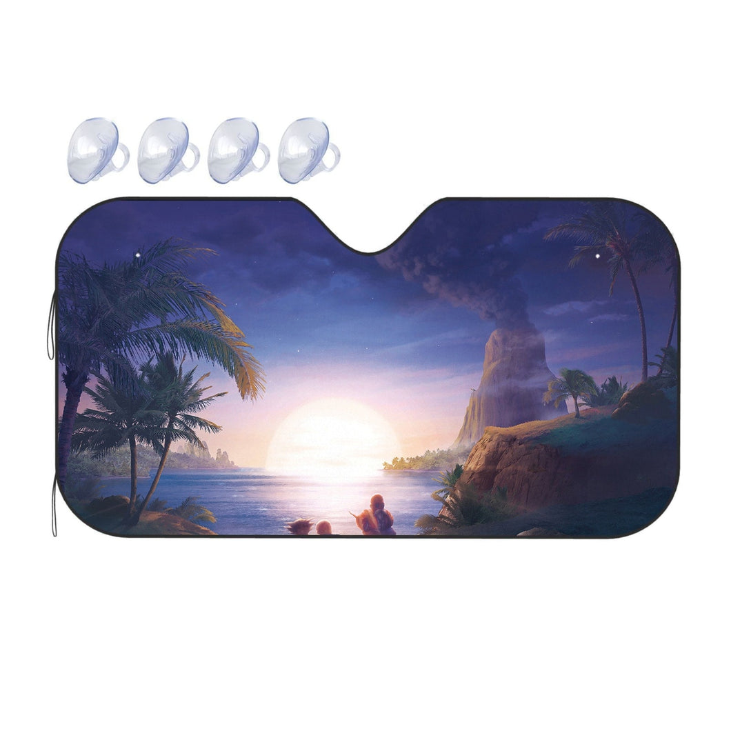Anime Dragon Ball Car Sunshade