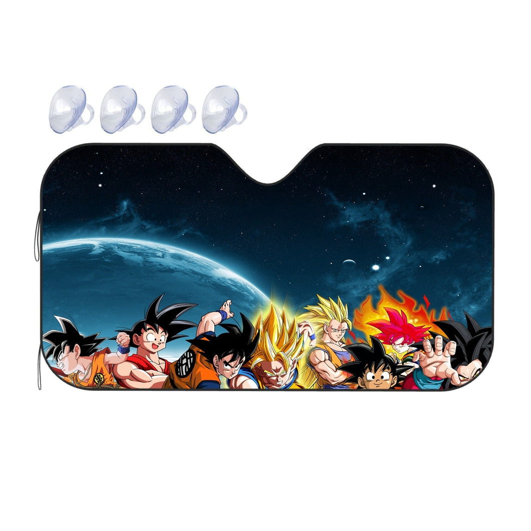 Anime Dragon Ball Car Sunshade