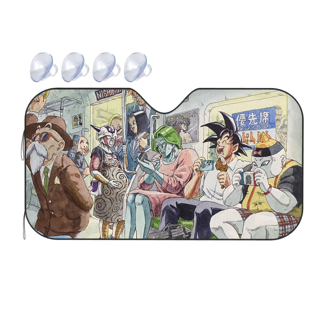 Anime Dragon Ball  Car Sunshade