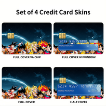 Load image into Gallery viewer, Anime Dragon Ball Credit Card Skins (4-in-1 Pack)

