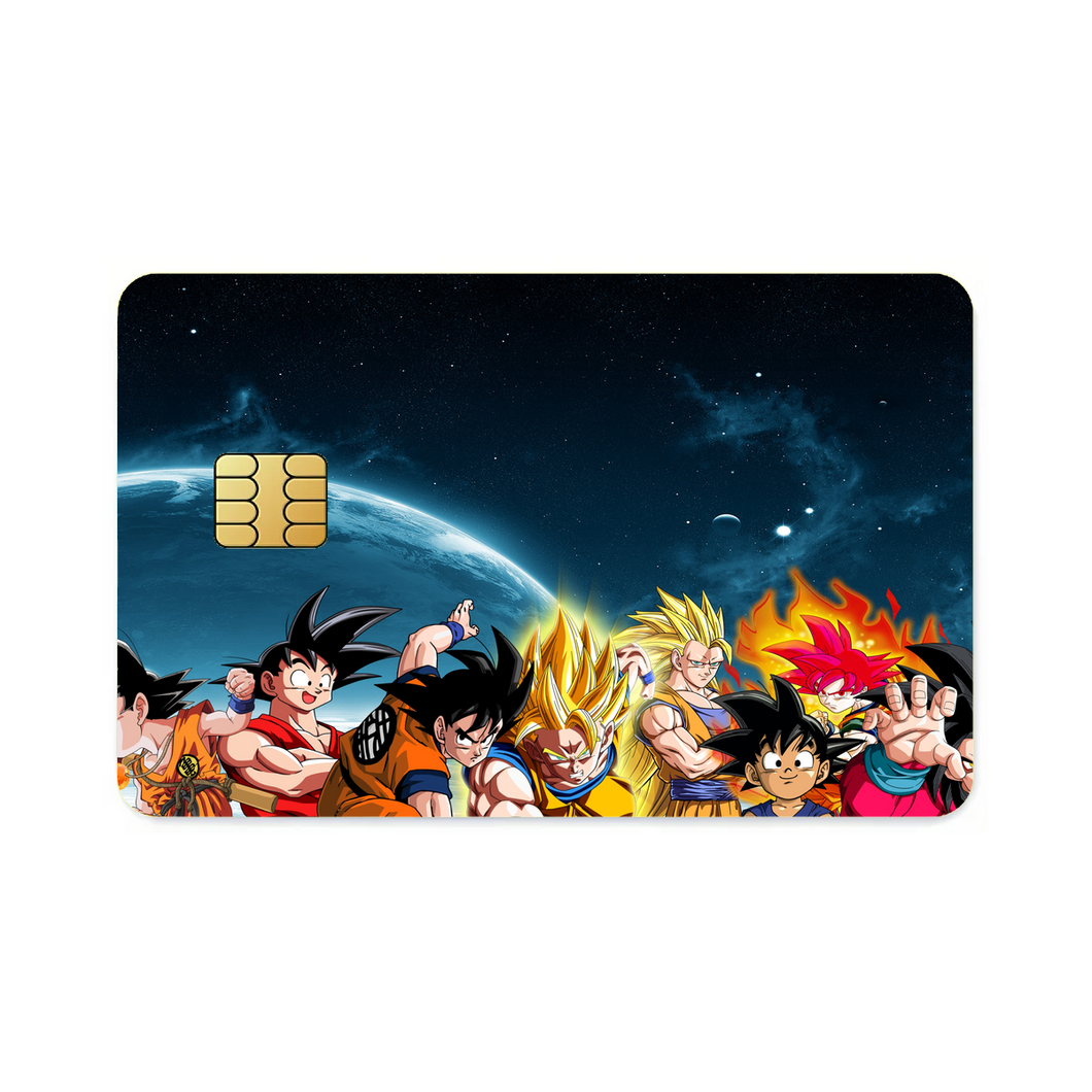 Anime Dragon Ball Credit Card Skins (4-in-1 Pack)