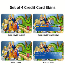 Load image into Gallery viewer, Anime Dragon Ball Z  Credit Card Skins (4-in-1 Pack)
