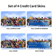 Load image into Gallery viewer, Anime Dragon Ball Z  Credit Card Skins (4-in-1 Pack)
