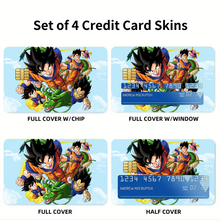 Load image into Gallery viewer, Anime Dragon Ball Z  Credit Card Skins (4-in-1 Pack)
