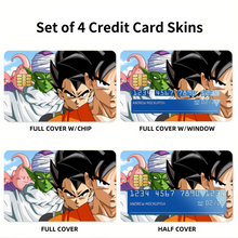 Load image into Gallery viewer, Anime Dragon Ball Z Credit Card Skins (4-in-1 Pack)
