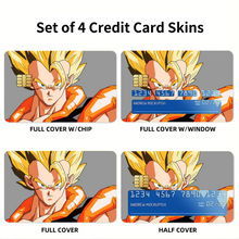 Load image into Gallery viewer, Anime Dragon Ball Z Credit Card Skins (4-in-1 Pack)
