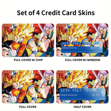Load image into Gallery viewer, Anime Dragon Ball Z Credit Card Skins (4-in-1 Pack)
