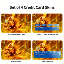 Load image into Gallery viewer, Anime Dragon Ball Z Credit Card Skins (4-in-1 Pack)
