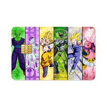 Load image into Gallery viewer, Anime Dragon Ball Z Credit Card Skins (4-in-1 Pack)
