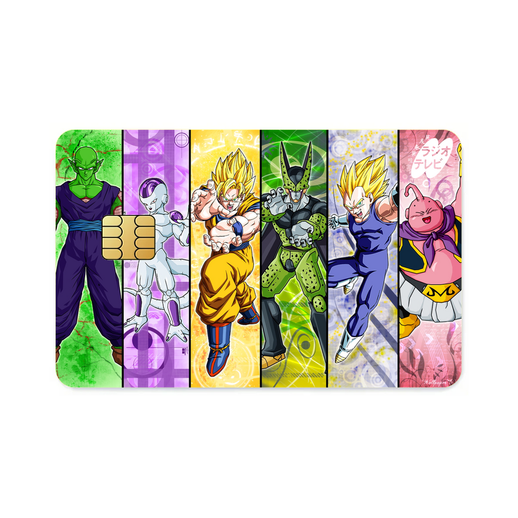 Anime Dragon Ball Z Credit Card Skins (4-in-1 Pack)
