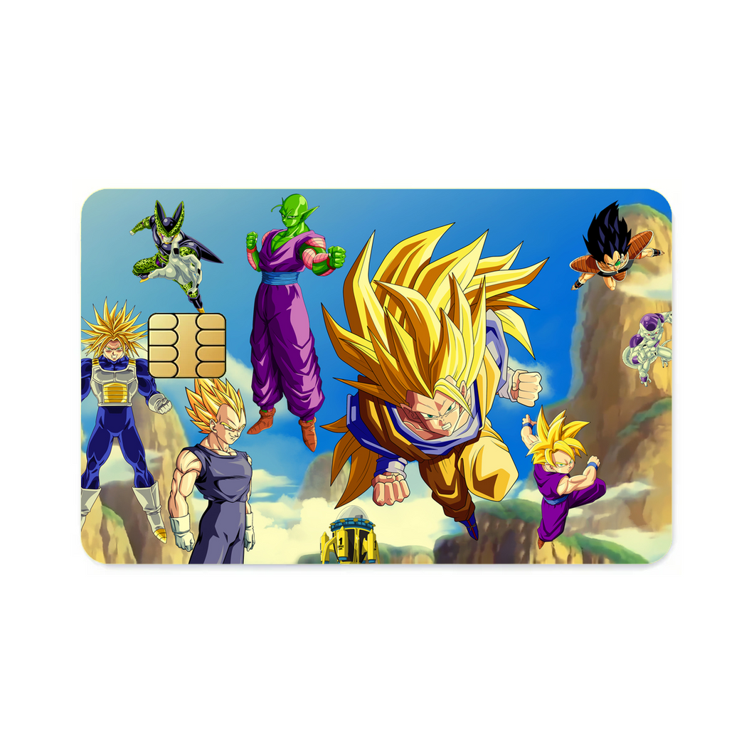 Anime Dragon Ball Z  Credit Card Skins (4-in-1 Pack)